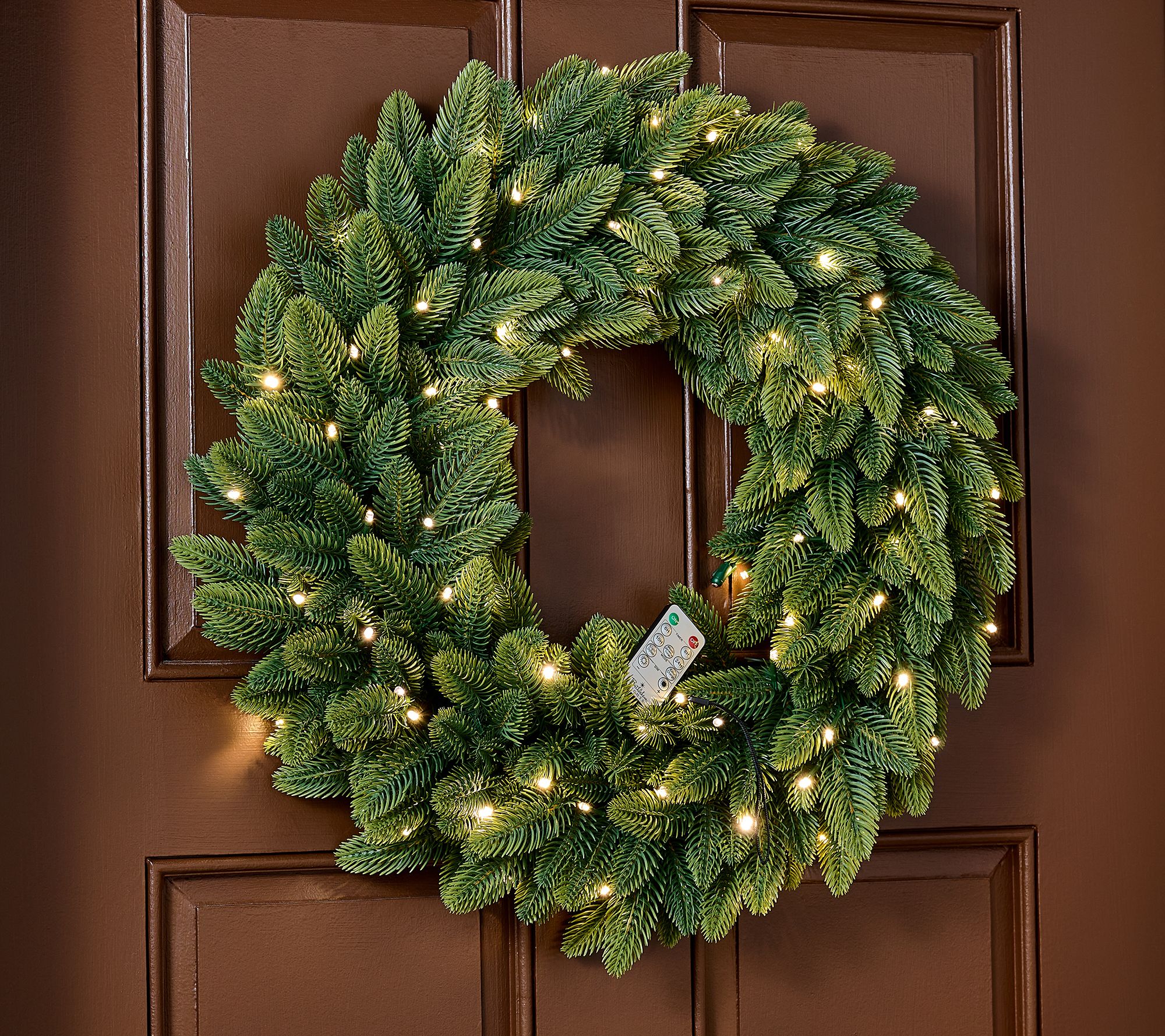 "As Is" Bethlehem Lights Grand Radiance 26" Wreath w/ LEDs