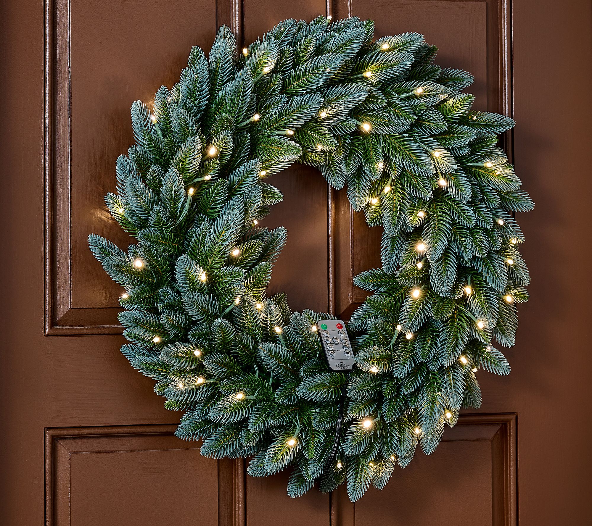 "As Is" Bethlehem Lights Grand Radiance 26" Wreath w/ LEDs