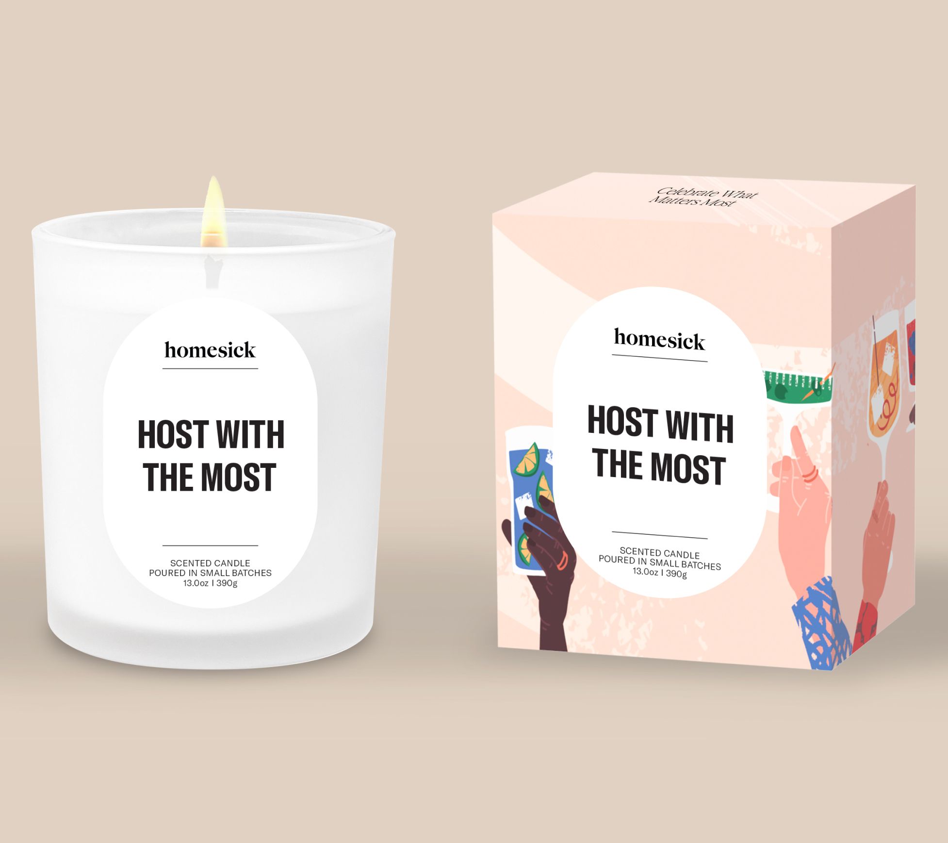 Homesick Host With The Most Candle