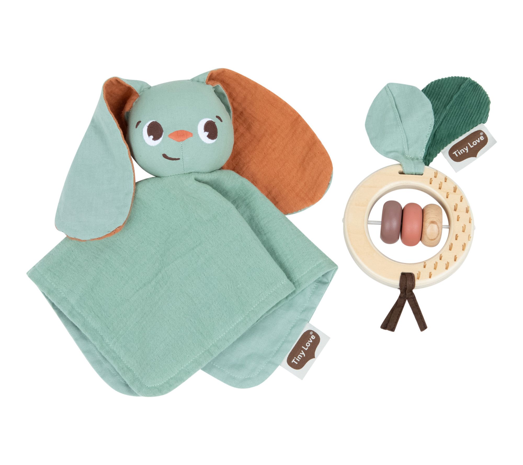 Tiny Love Soft Bunny Rattle Toy Gift Set