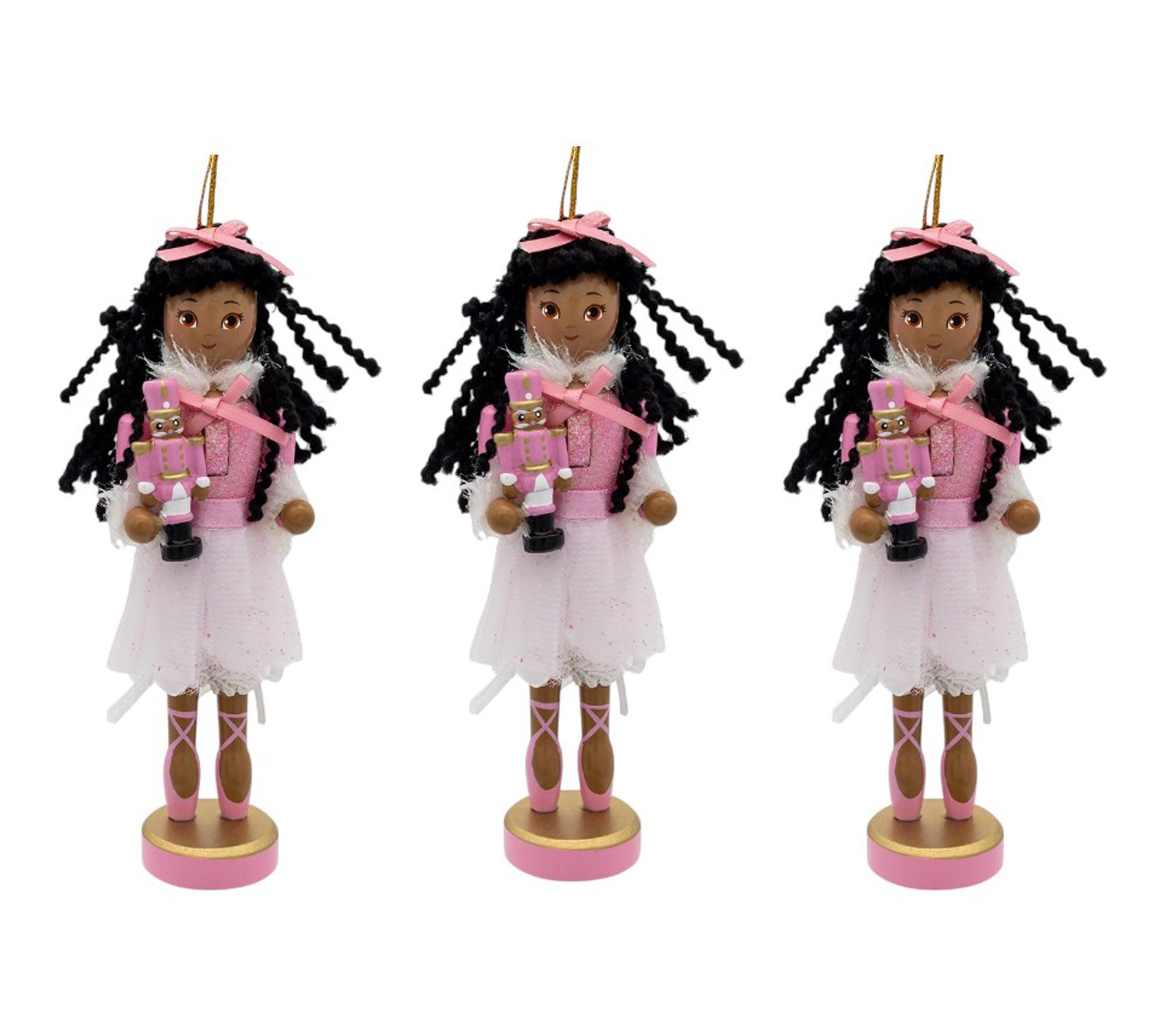 RC Home Decor -African American Ballet Clara Ornaments
