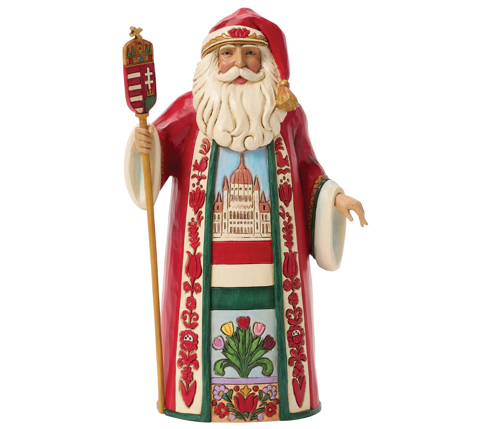 Jim Shore Heartwood Creek Hungarian Santas Hanging Ornament