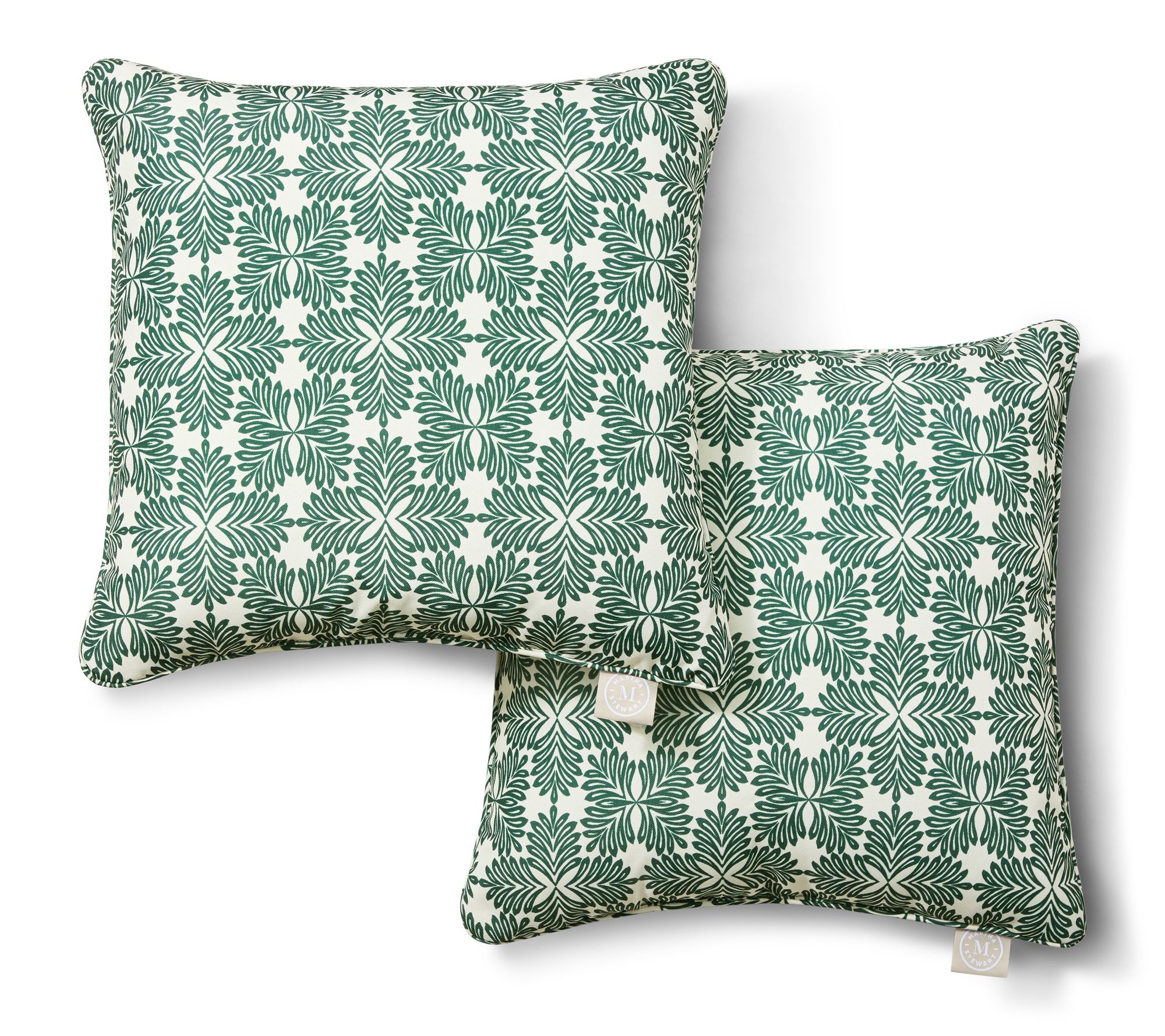 Martha Stewart Tulum 18"x18" O utdoor Pillow 2 -Pack