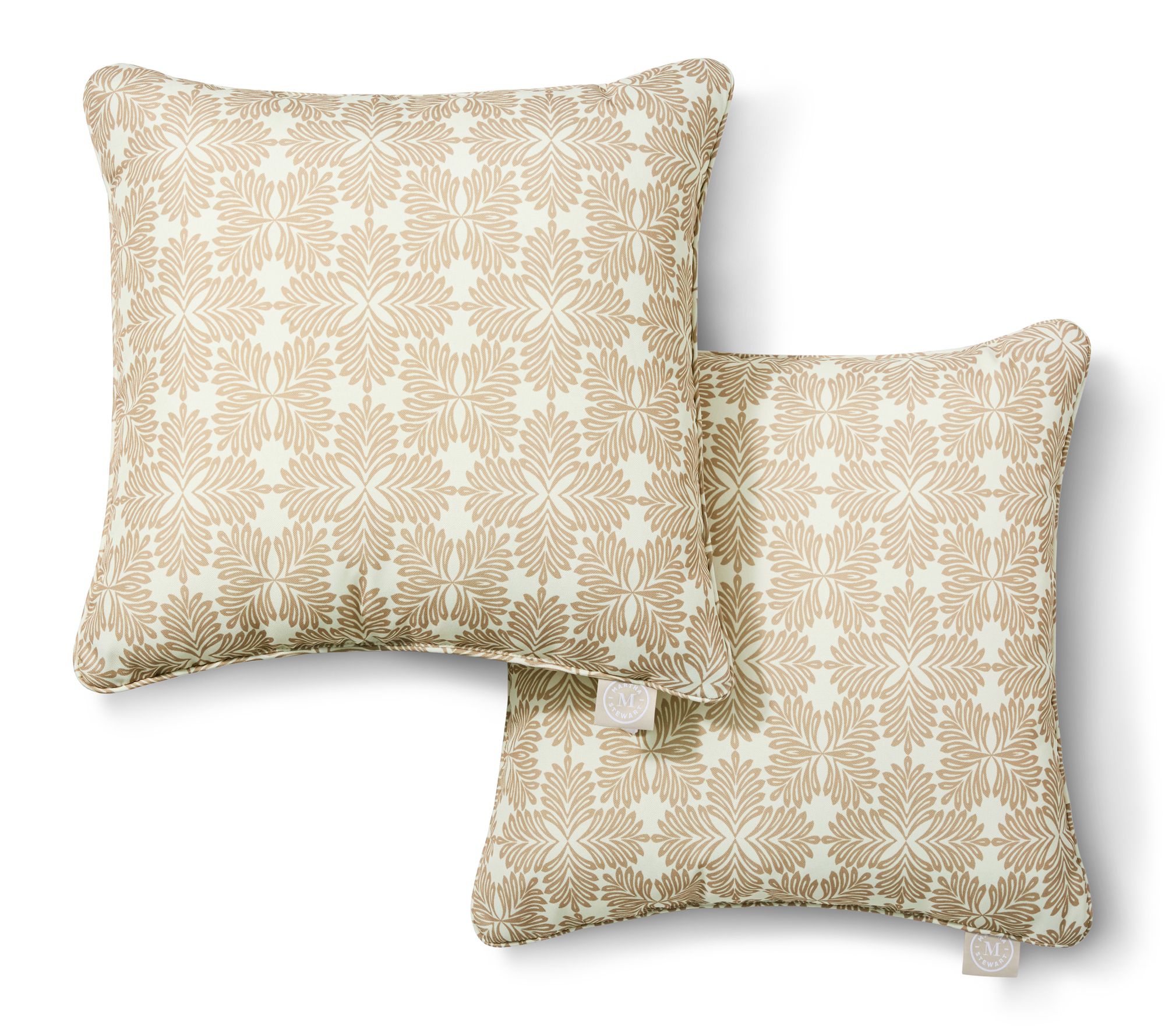 Martha Stewart Tulum 18"x18" O utdoor Pillow 2 -Pack