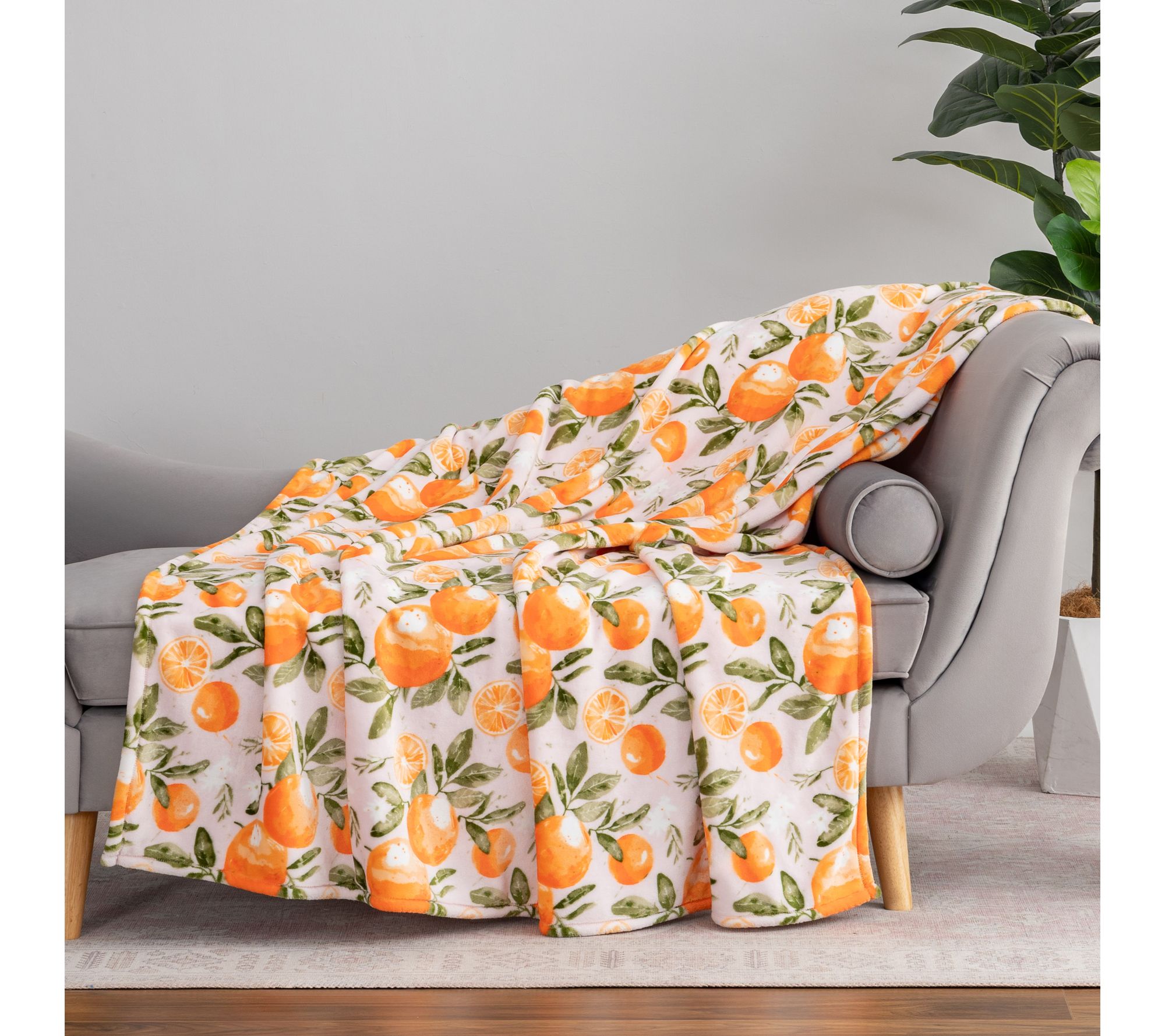"As Is" Berkshire Garden 60"x70" Velvetsoft Throw