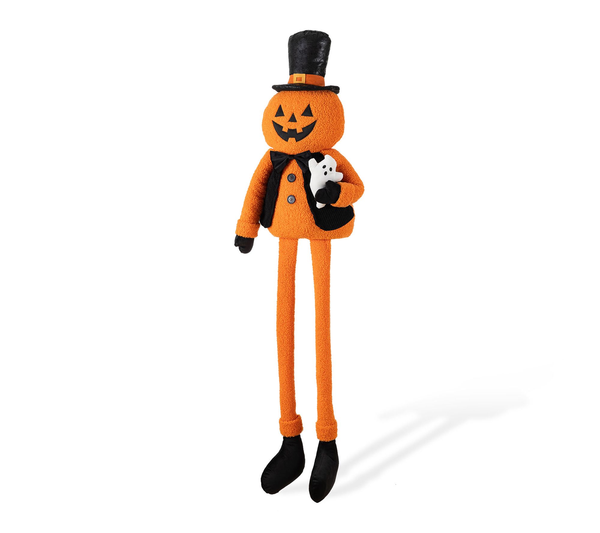 Glitzhome Halloween Oversized Fabric Jack-O -Lantern with