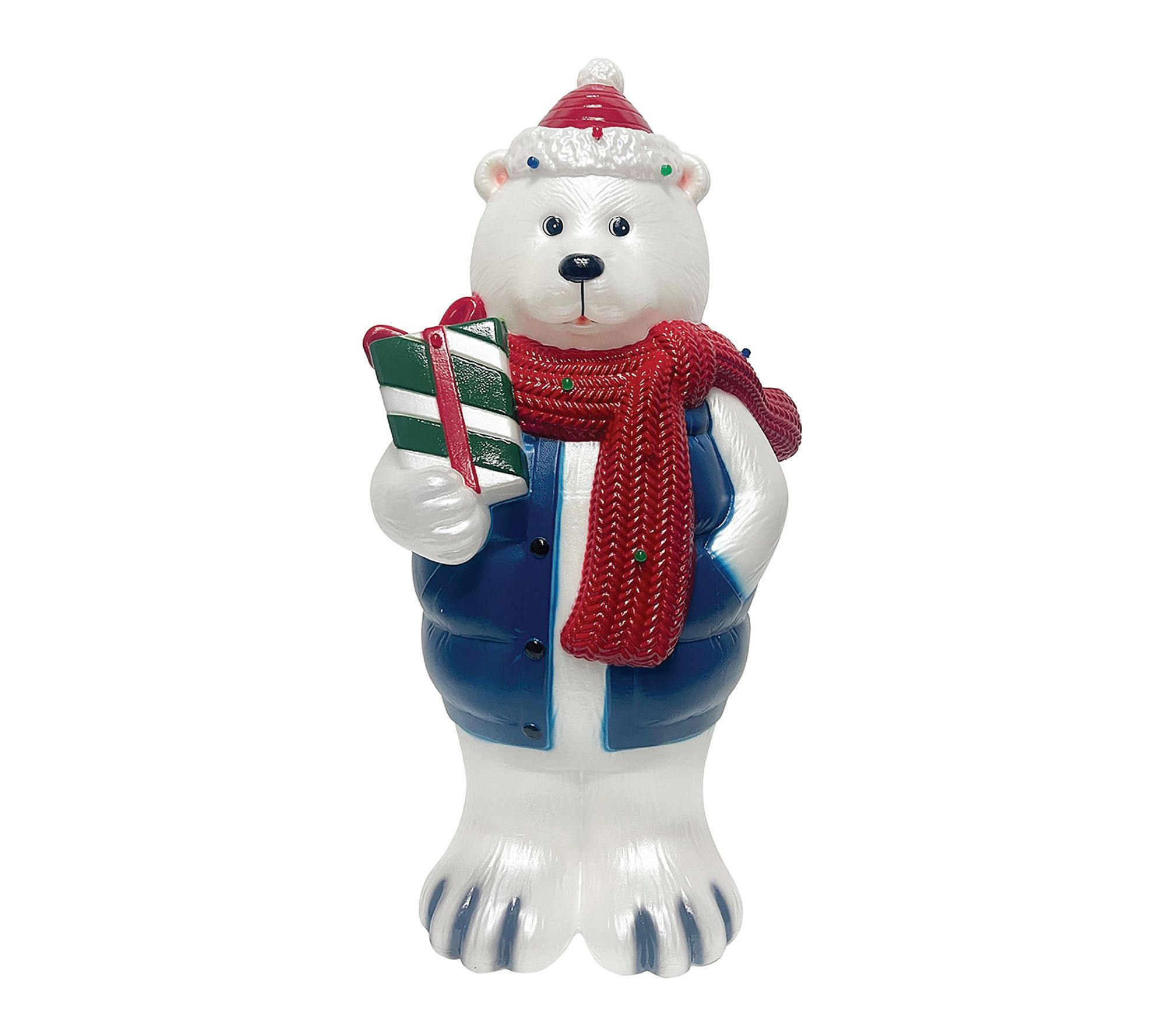 Fraser Hill Farm 30" Polar Bear Christmas Blow Mold