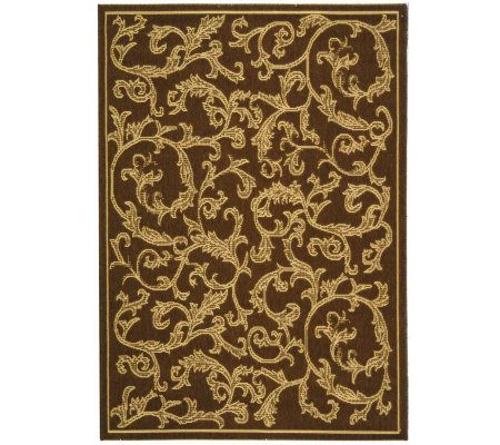 Safavieh Courtyard Vintage Vine 7'10" x 11' Rug