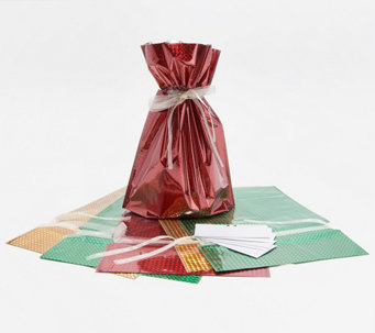 Kringle Express 12 - piece Drawstring Gift Bag Set Gift Bag Set - H225542