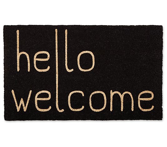 Design Imports Hello Welcome 18x30 Doormat