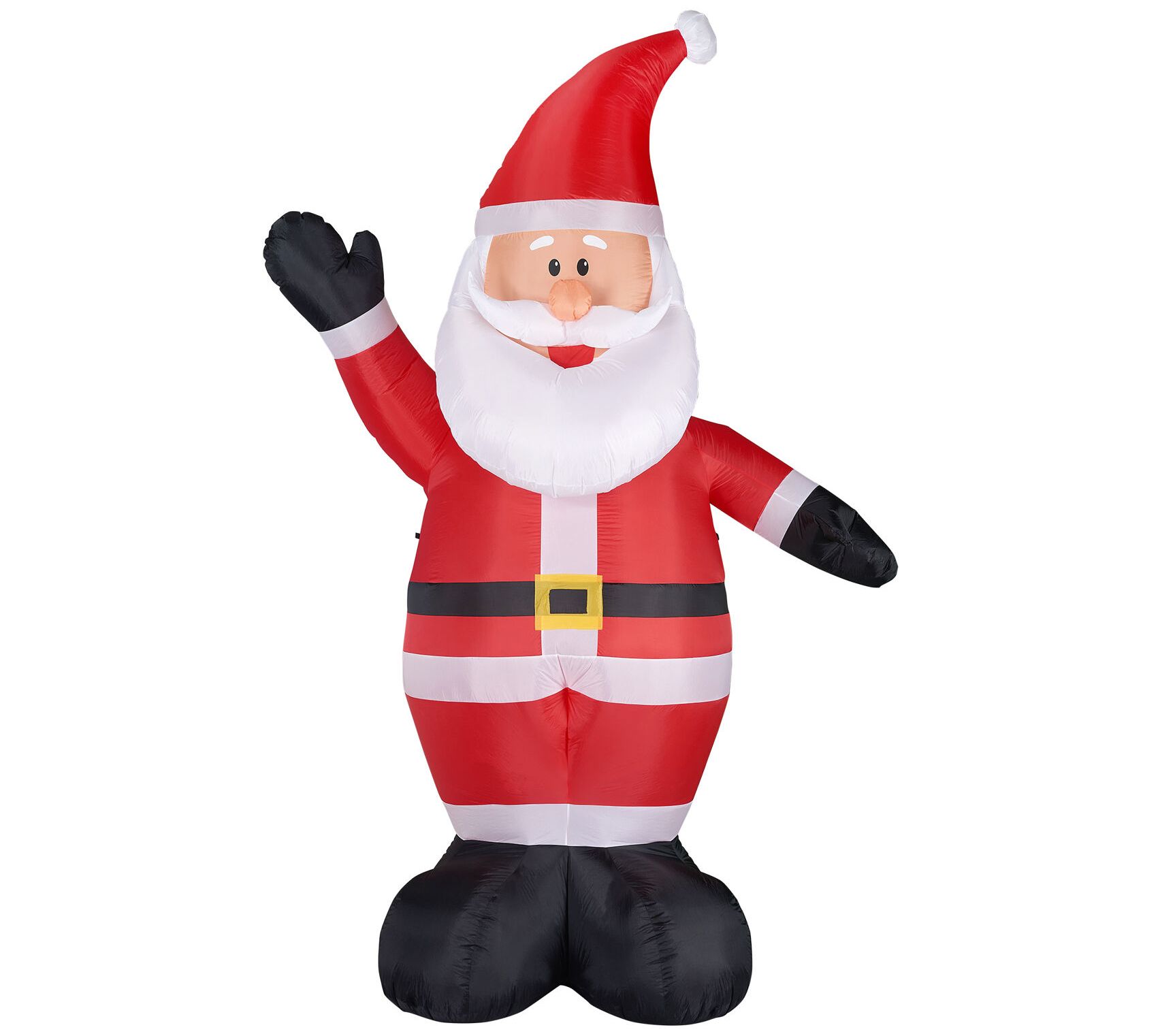 Fraser Hill Farm 12-ft. Tall Traditional Santa, Outdoor Blow-u - Qvc.com