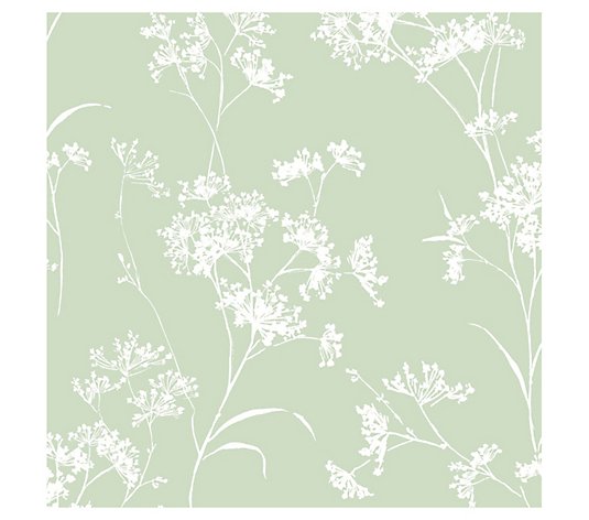 Lillian August Floral Mist Peel and Stick Wallpaper