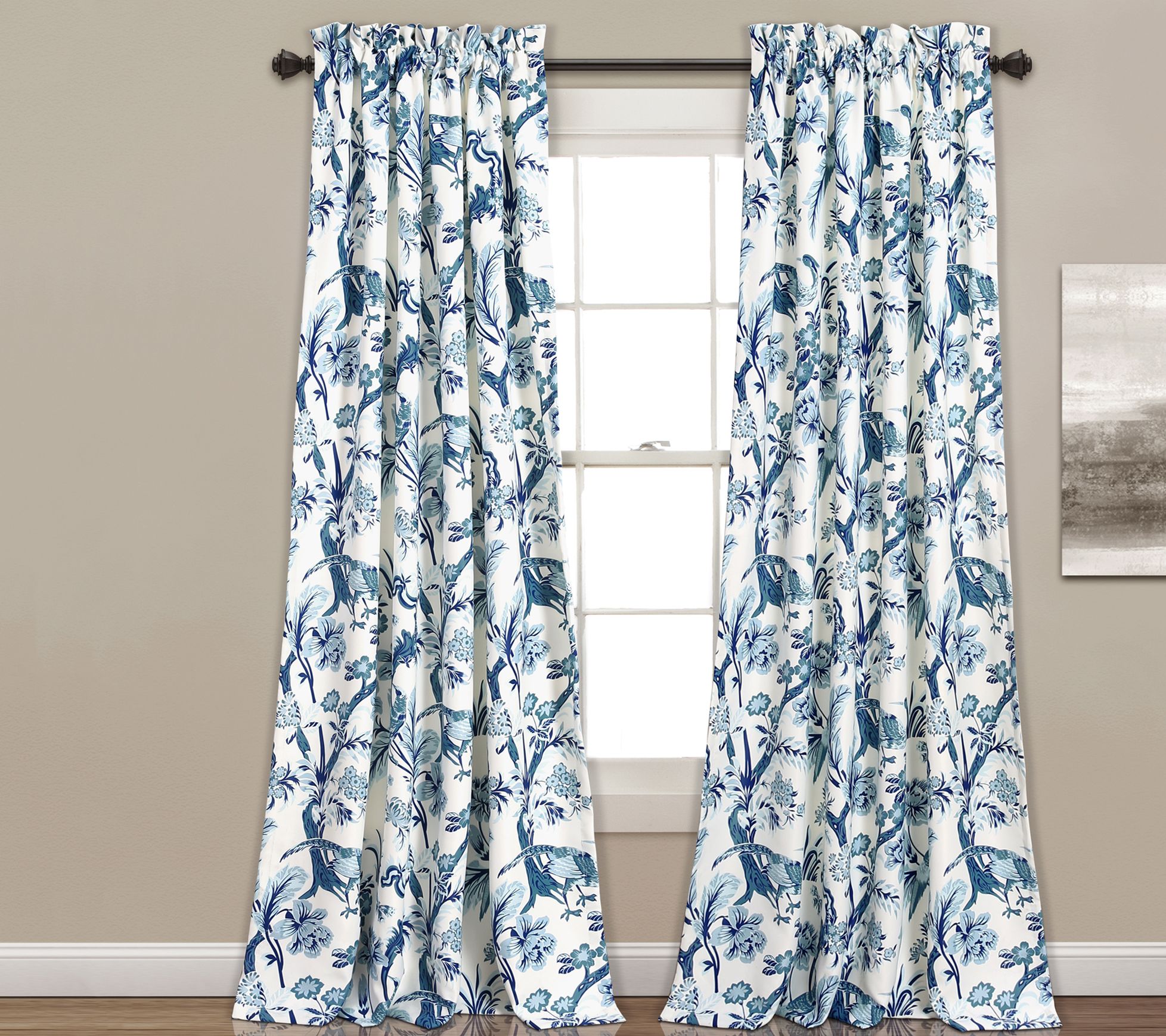 Dolores Set of 2 Room Darkening Window Panels by Lush Decor