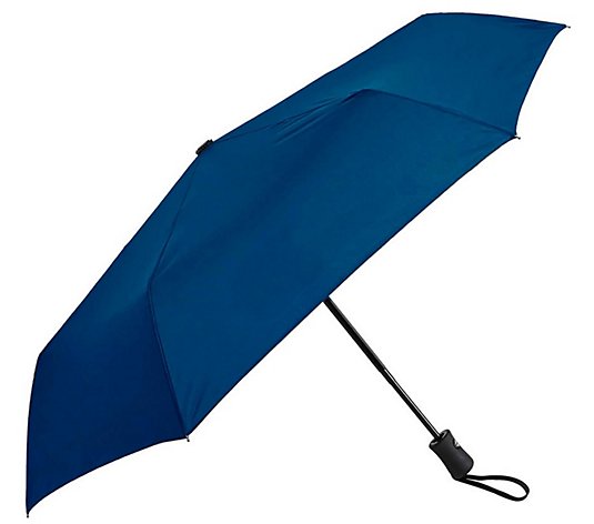 RainAlertz 43" Super-Mini Folding Umbrella. Auto-Open/Close