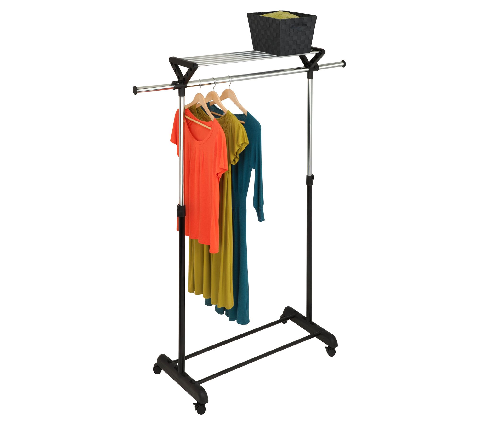 HoneyCanDo Top Shelf Garment Rack