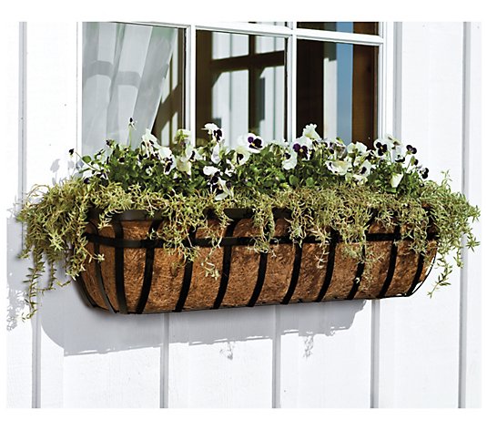 36" Hay Basket Planter by Plow & Hearth