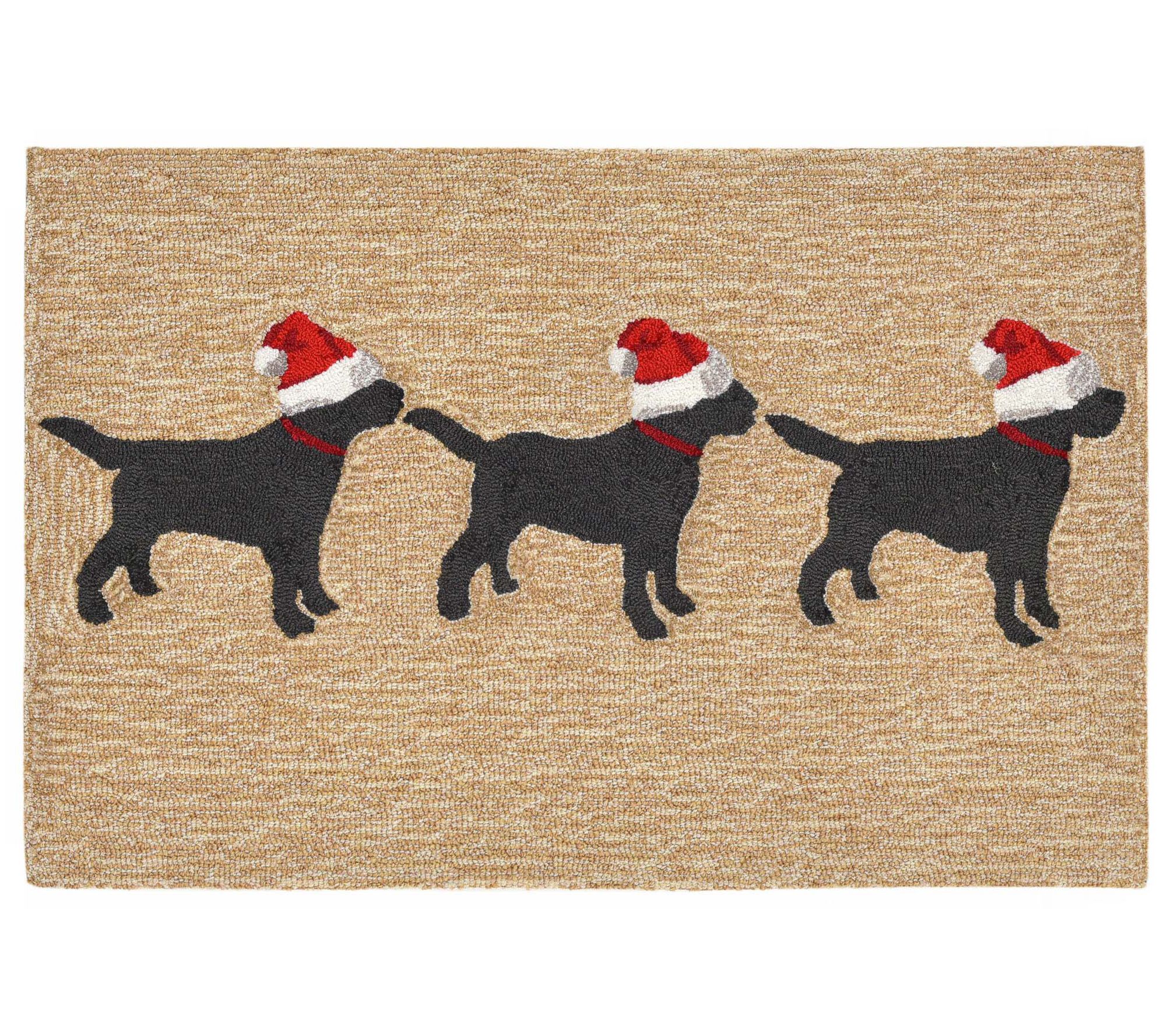 Chenille Dog Doormat -Tan - 60 x 30