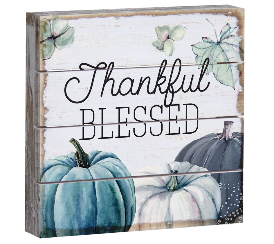 Thankful Pumpkin Pallet Petite By Sincere Surroundings.