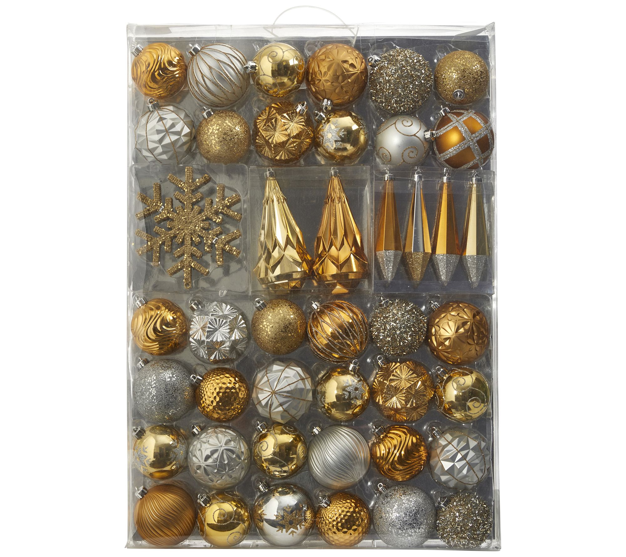 Shatterproof, 52 Count Christmas Ornament Box, 0mm to 150mm