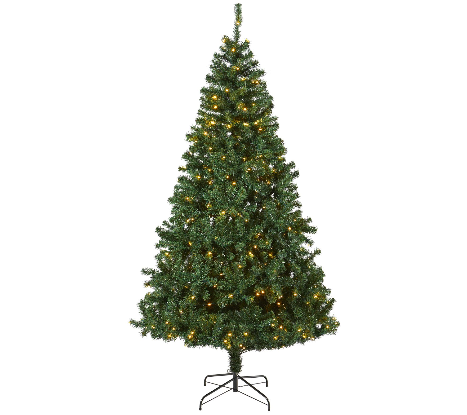 7.5 ft holiday animated plush led pre lit tree