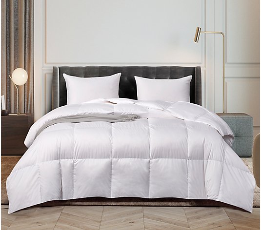 Elle Light-Warm White Down Fiber Comforter Full/Queen