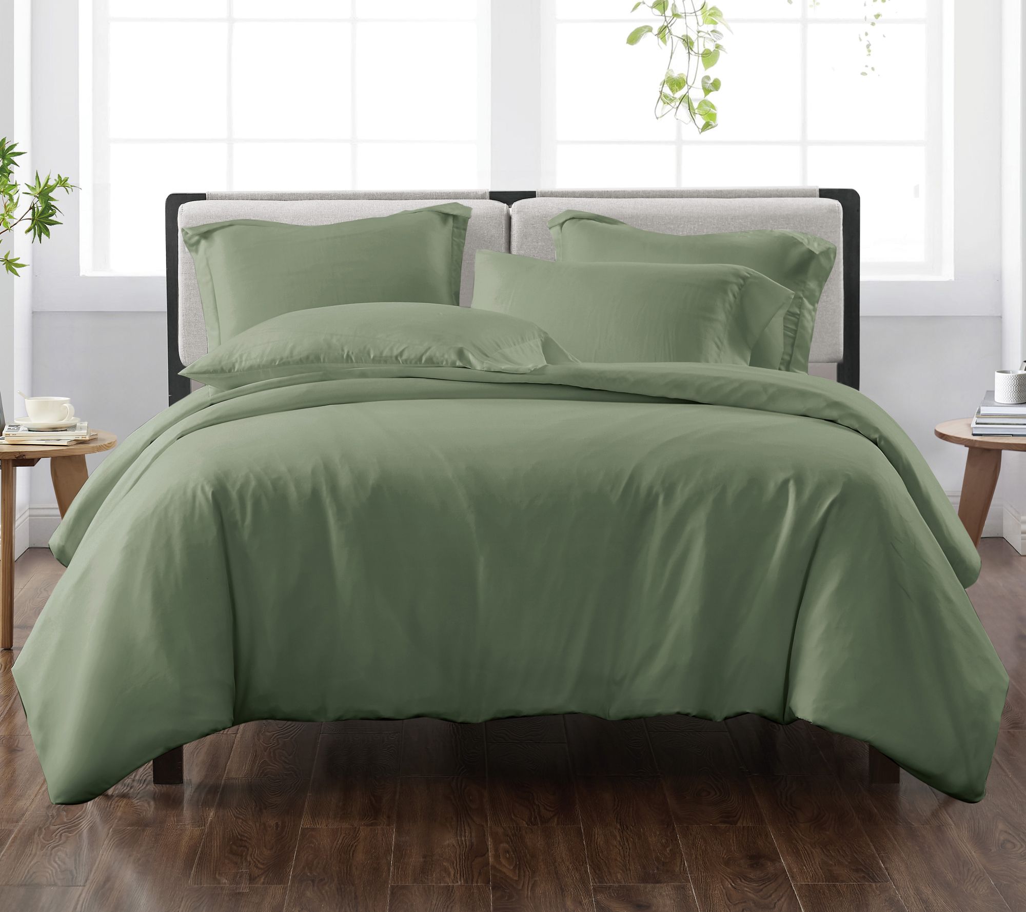 Cannon Heritage Solid Duvet Set Full/Queen Duvet Set