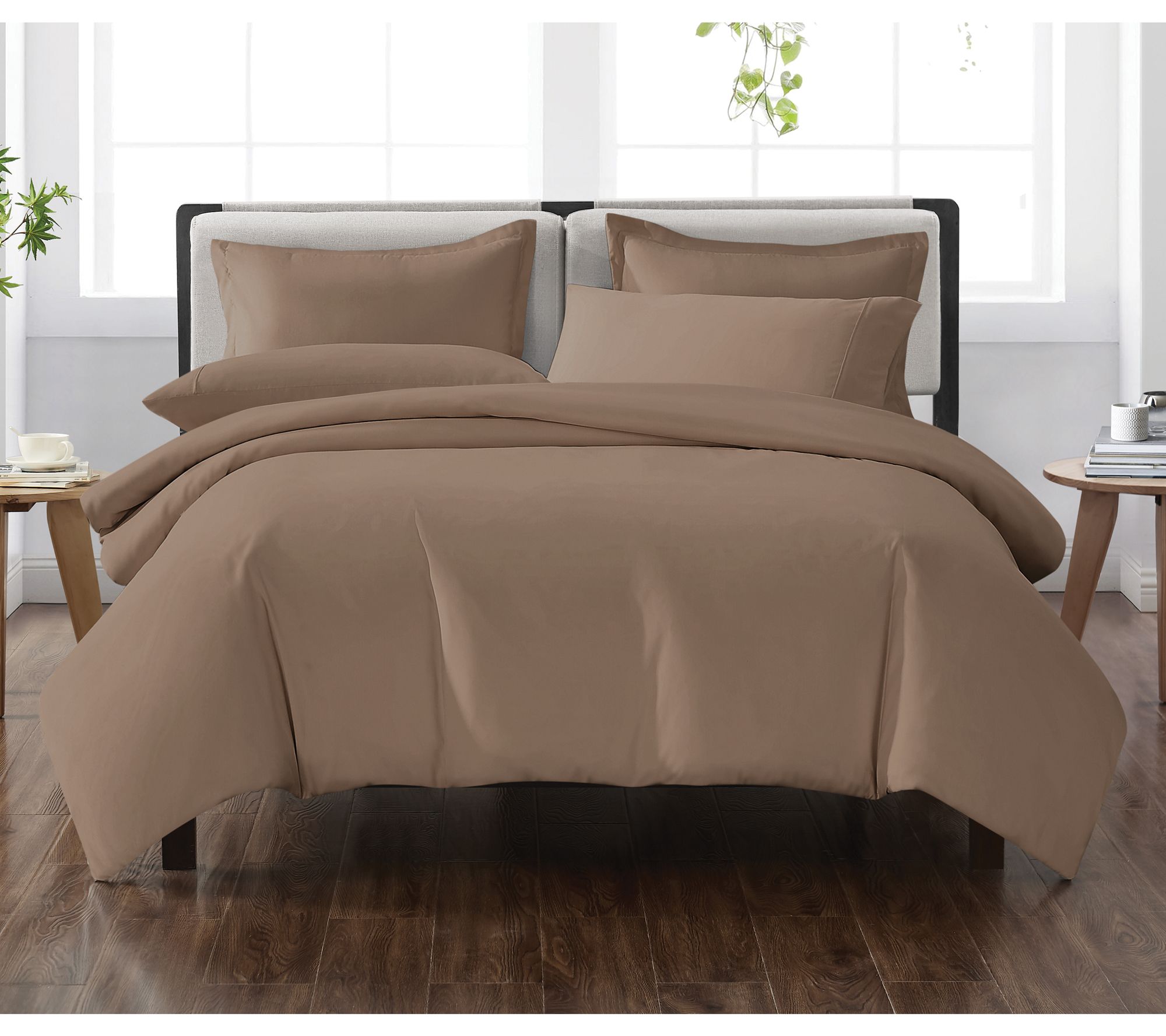 Cannon Heritage Solid Duvet Set Full/Queen Duvet Set