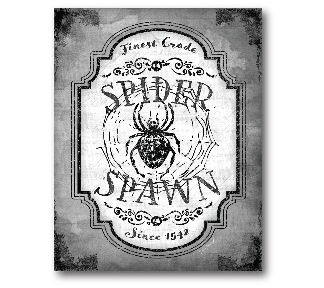 Courtside Market Spider Spawn 16x20 Canvas Wall Art 