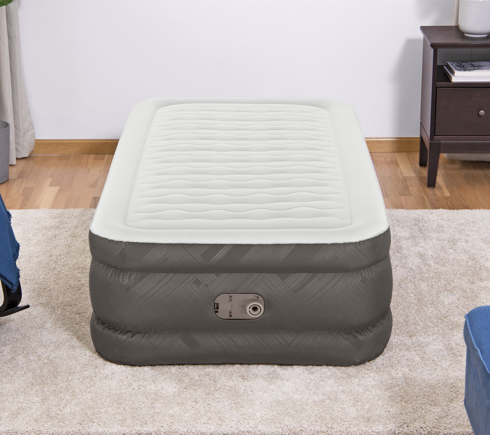 NXONE Air Mattress,18 inch Inflatable Airbed Luxury Double High Self I