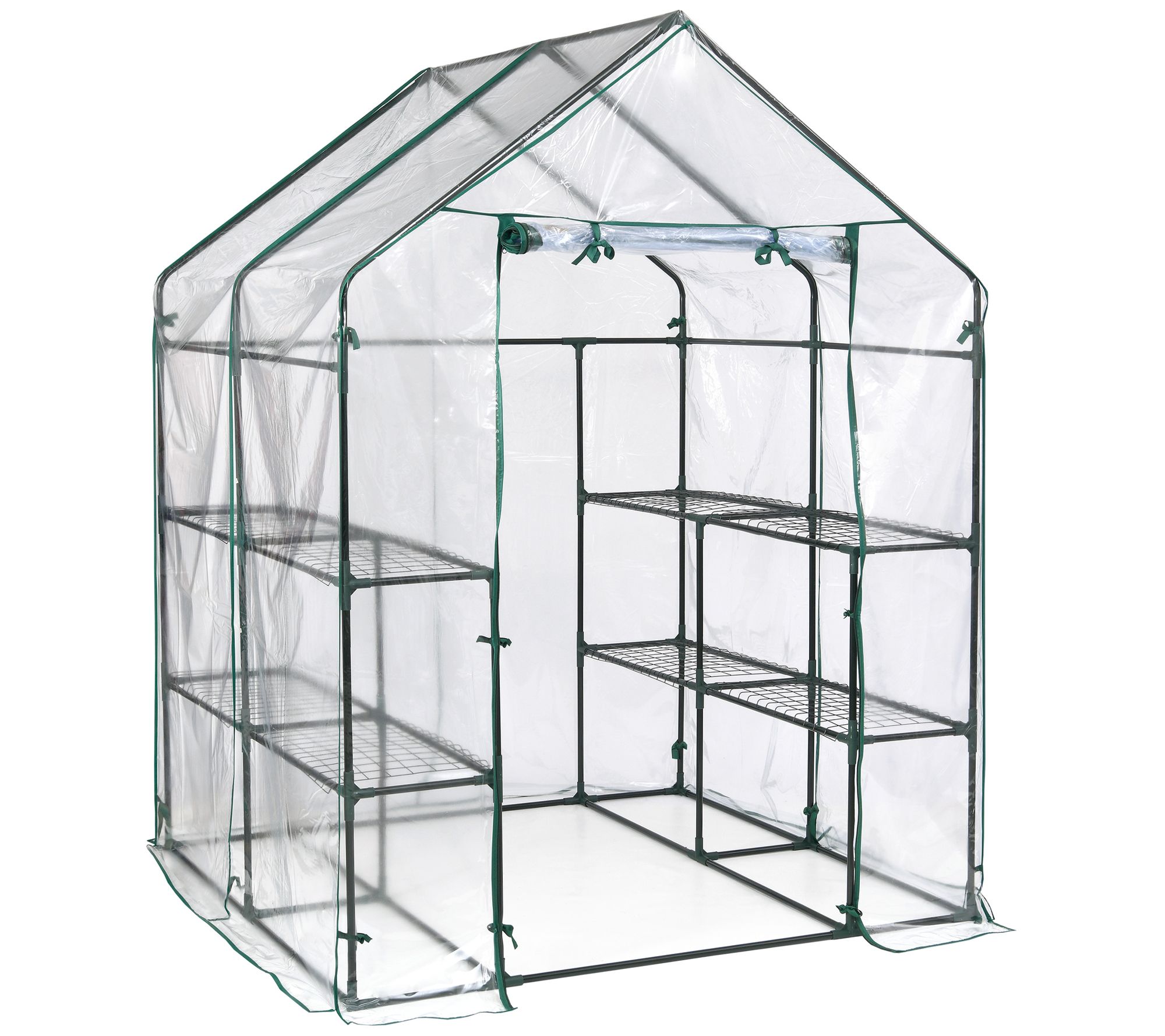 Miracle-Gro Mini Greenhouse 4' 8" x 4' 8" x 6'