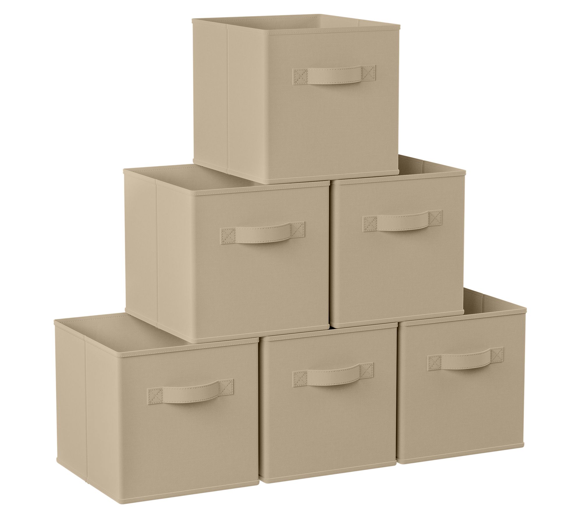 Ornavo Home 6 PK Storage Cube Bins - 13" x 15"x 13"