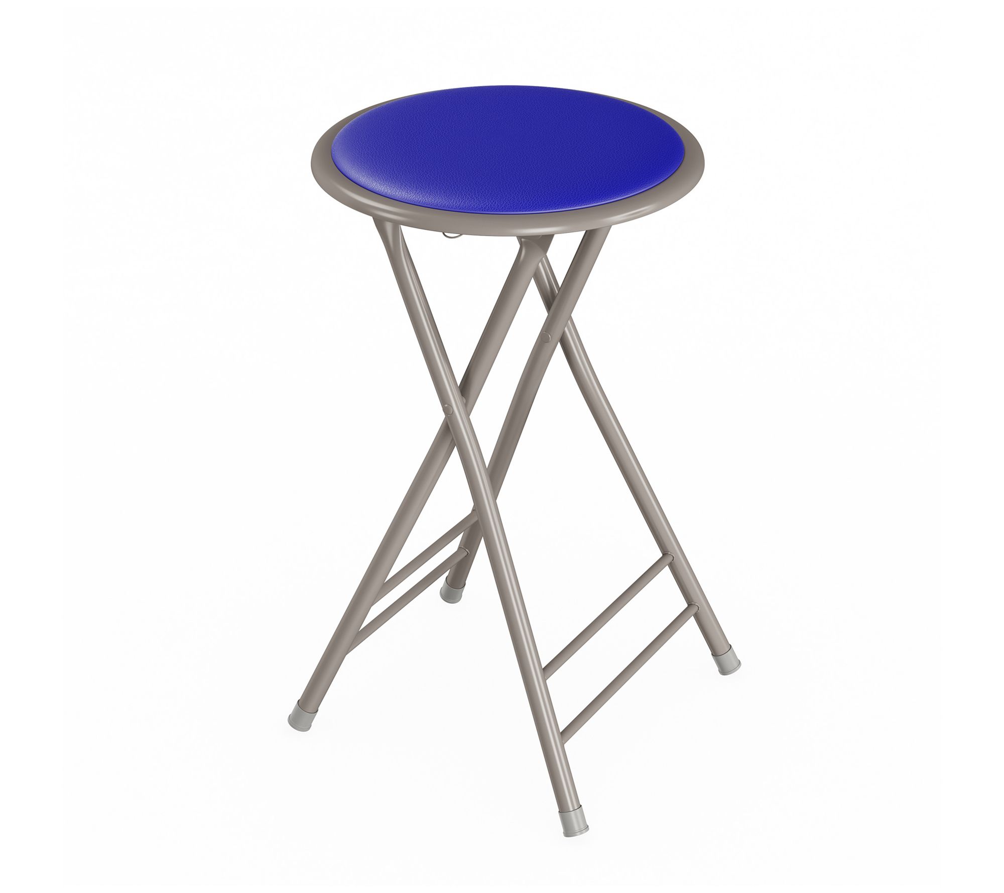 Trademark Home Backless 24" Folding Stool Kitchen or Rec Room