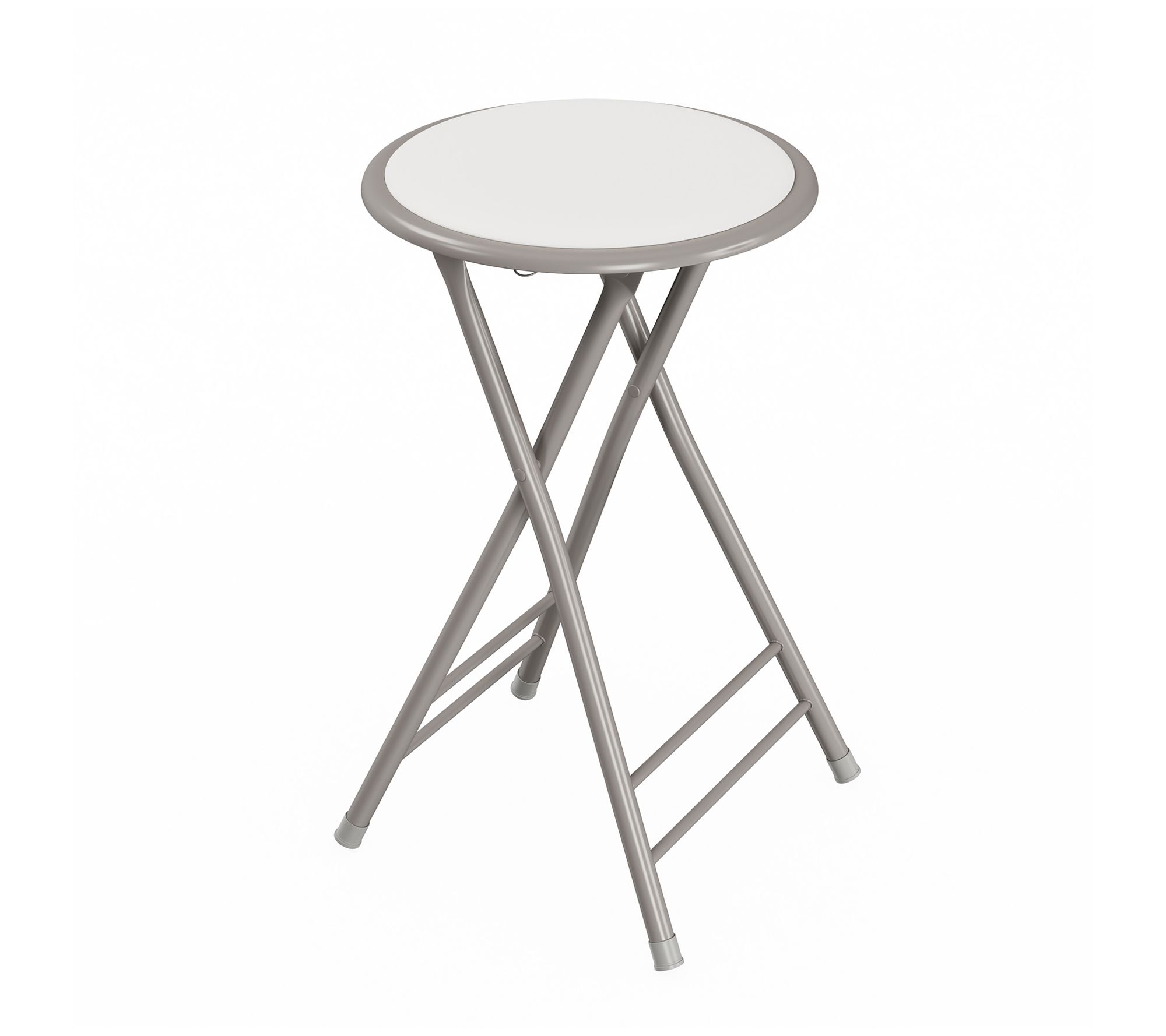 Trademark Home Backless 24" Folding Stool Kitchen or Rec Room