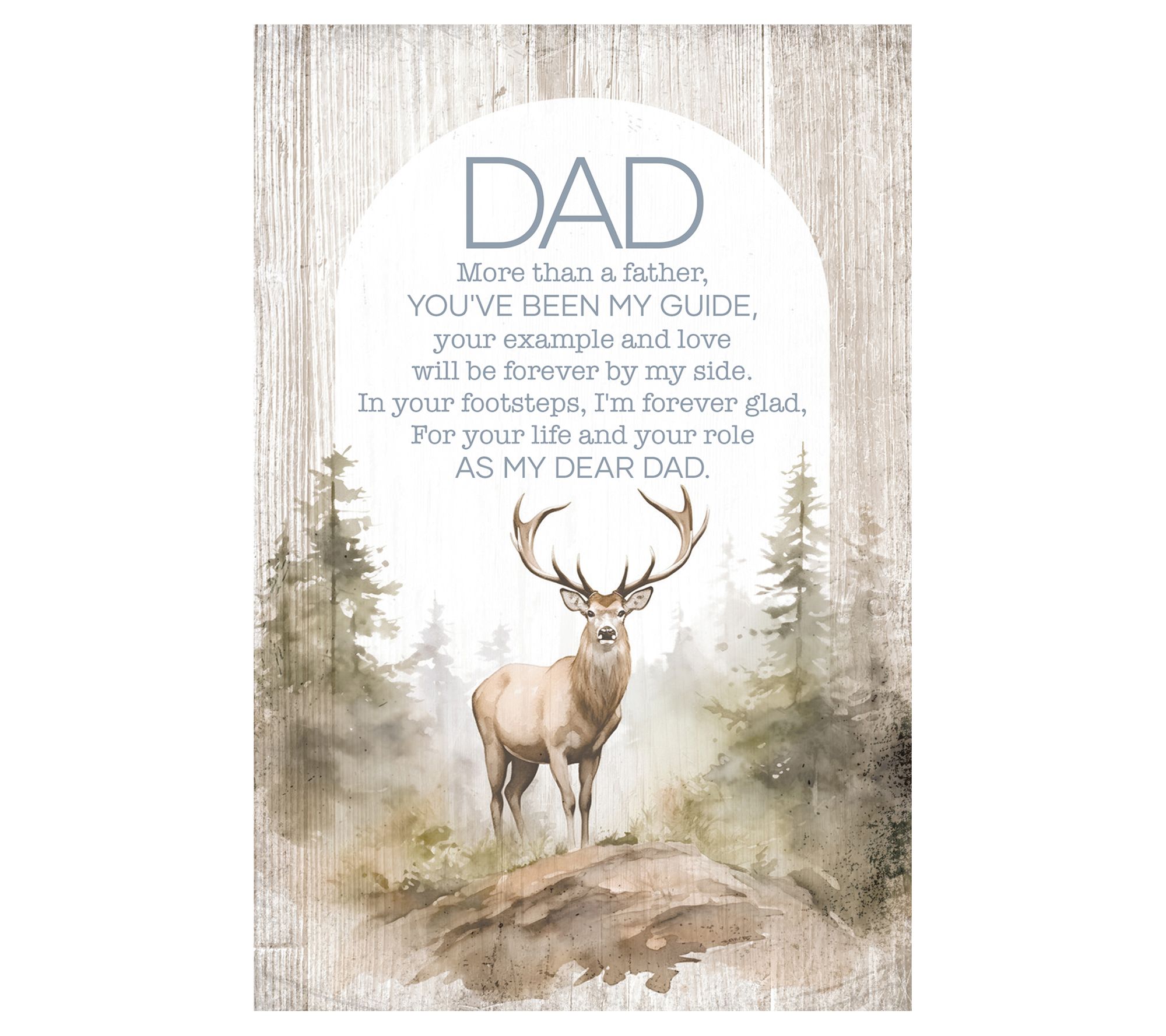 Dexsa Dad More Than Wood Wall Plaque with Easel