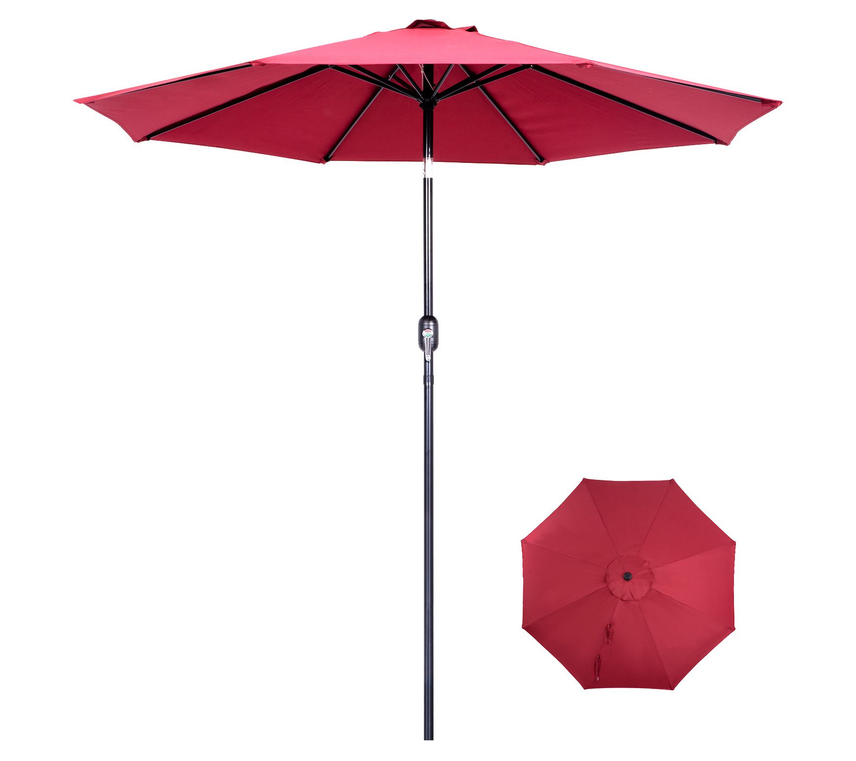 Backyard Expressions 9 Ft Patio Umbrella w/ Crank/Tilt