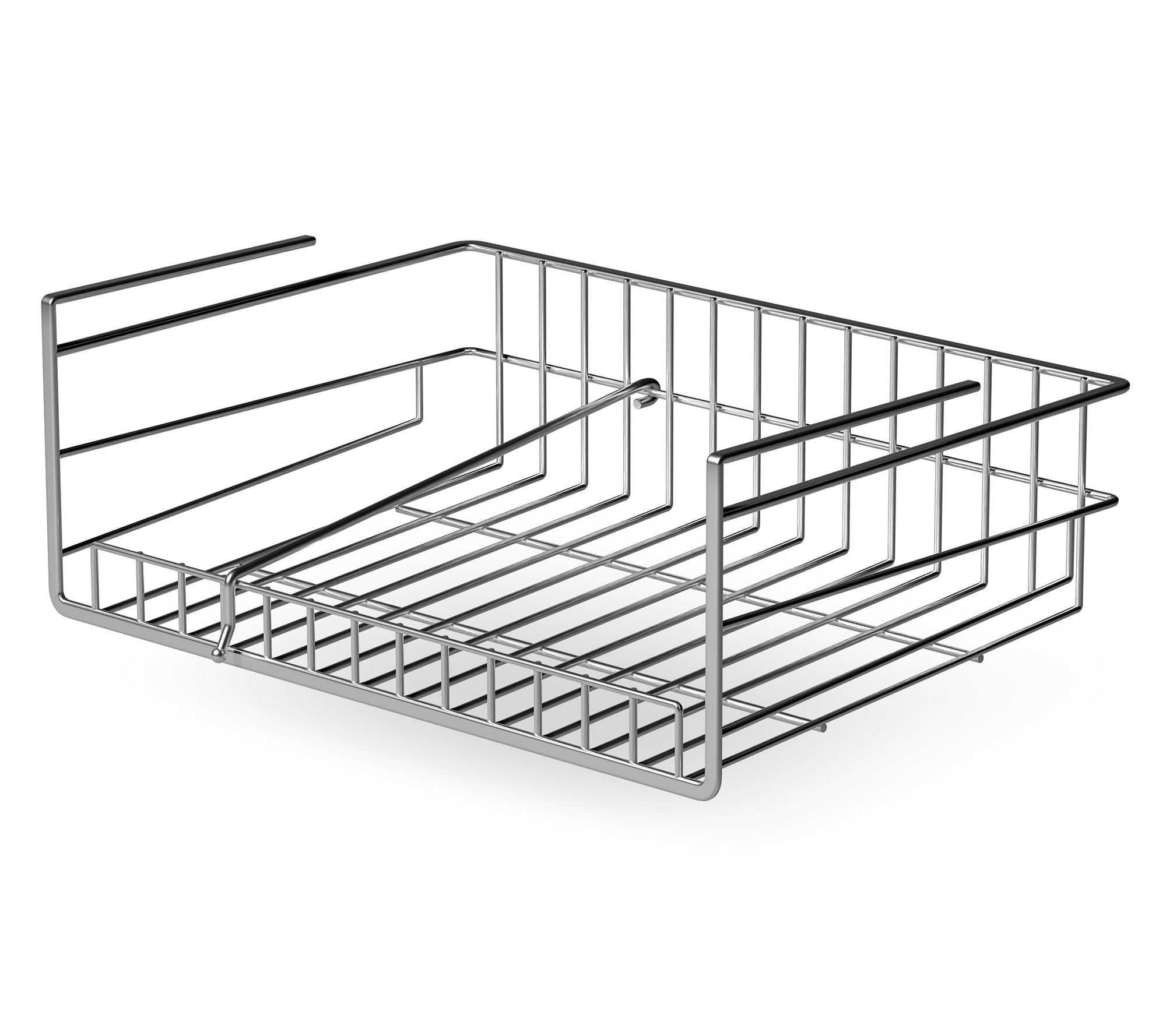 Sorbus Under Cabinet Can Storage Shelf  with Dividers, Metal