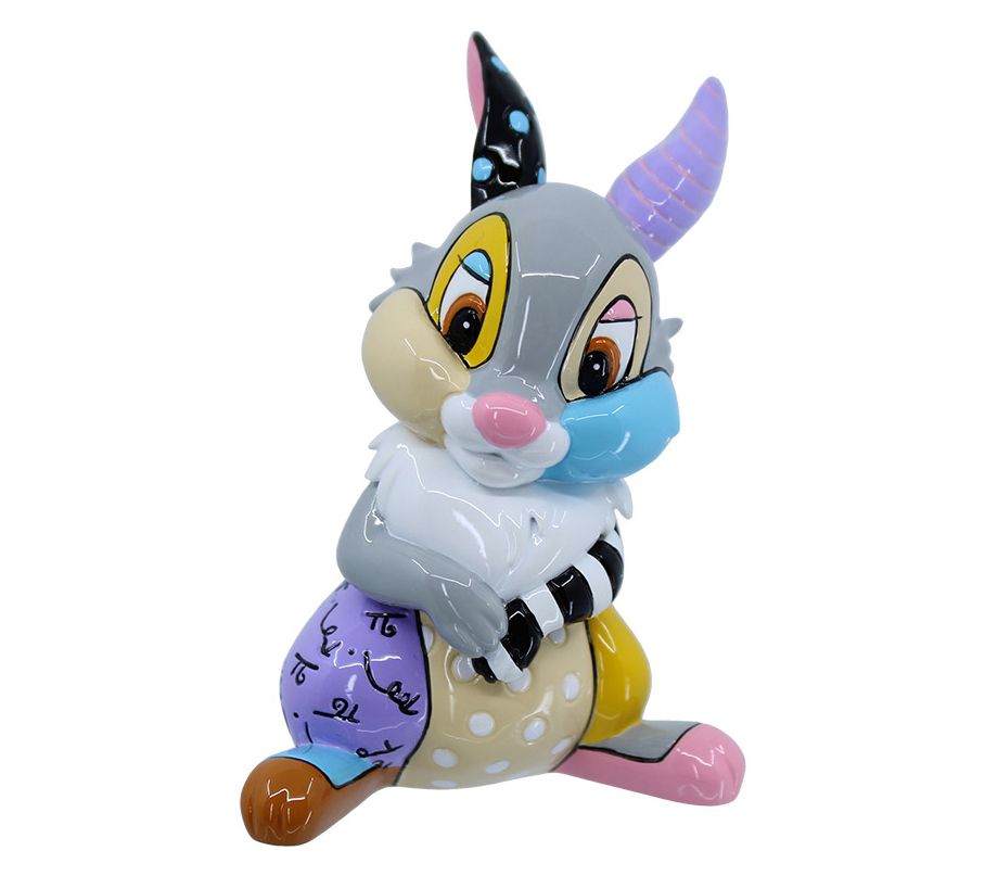 Disney by Britto Bambi Thumper Mini Figurine 3in H