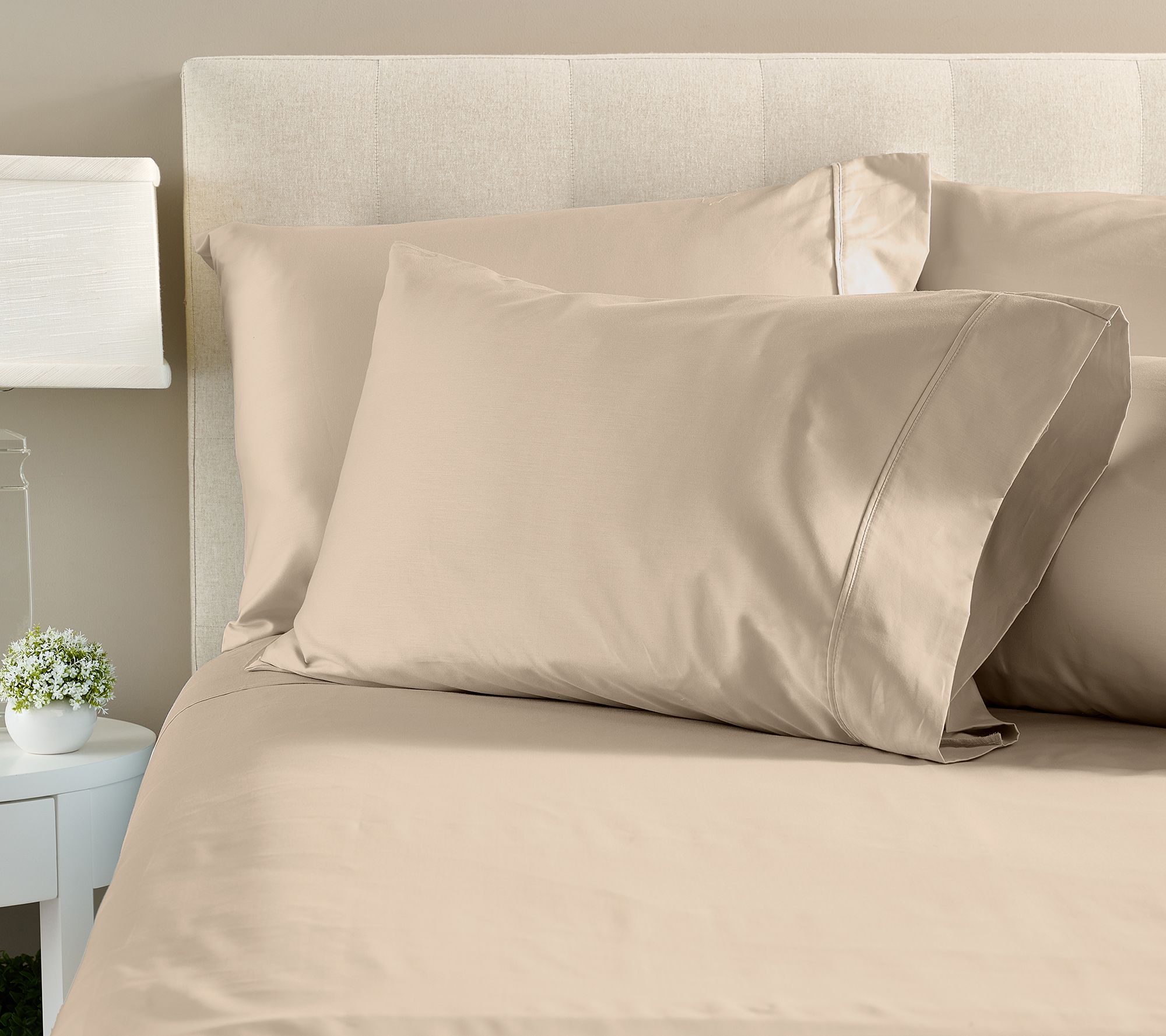 "As Is" Northern Nights 400TC Air Rich Sheet Set with Extra Cases- QN