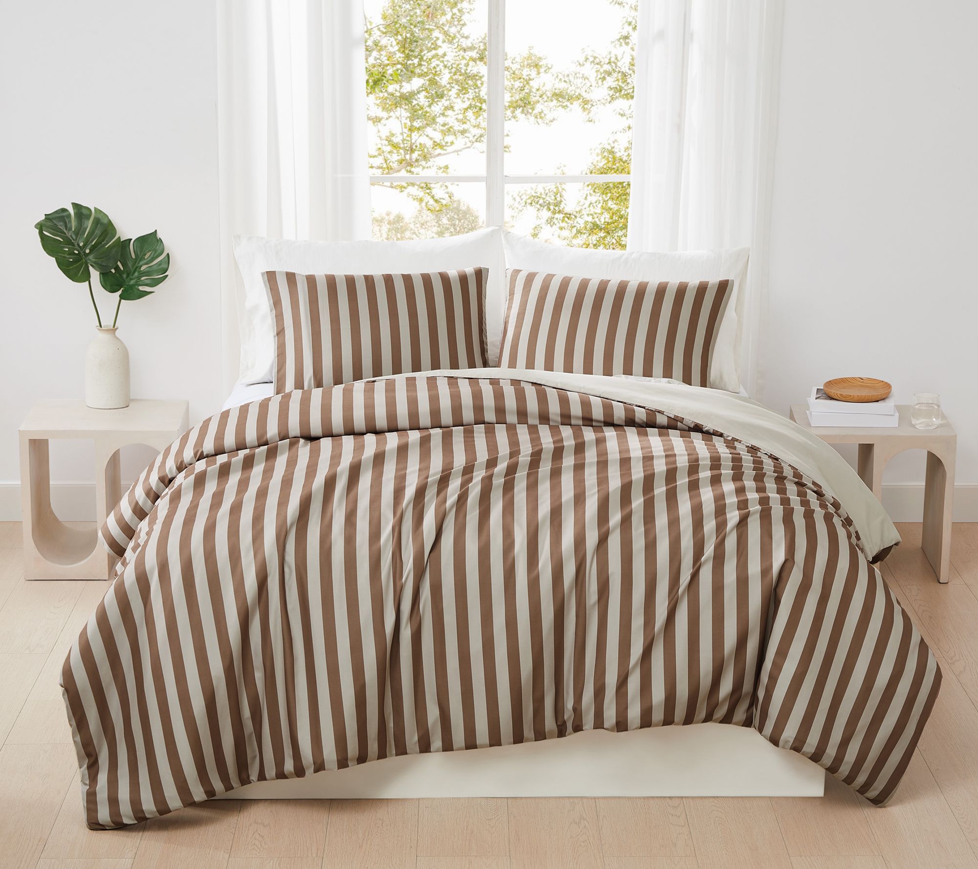 Truly Soft Weston Stripe 3 Piece King Duvet Set