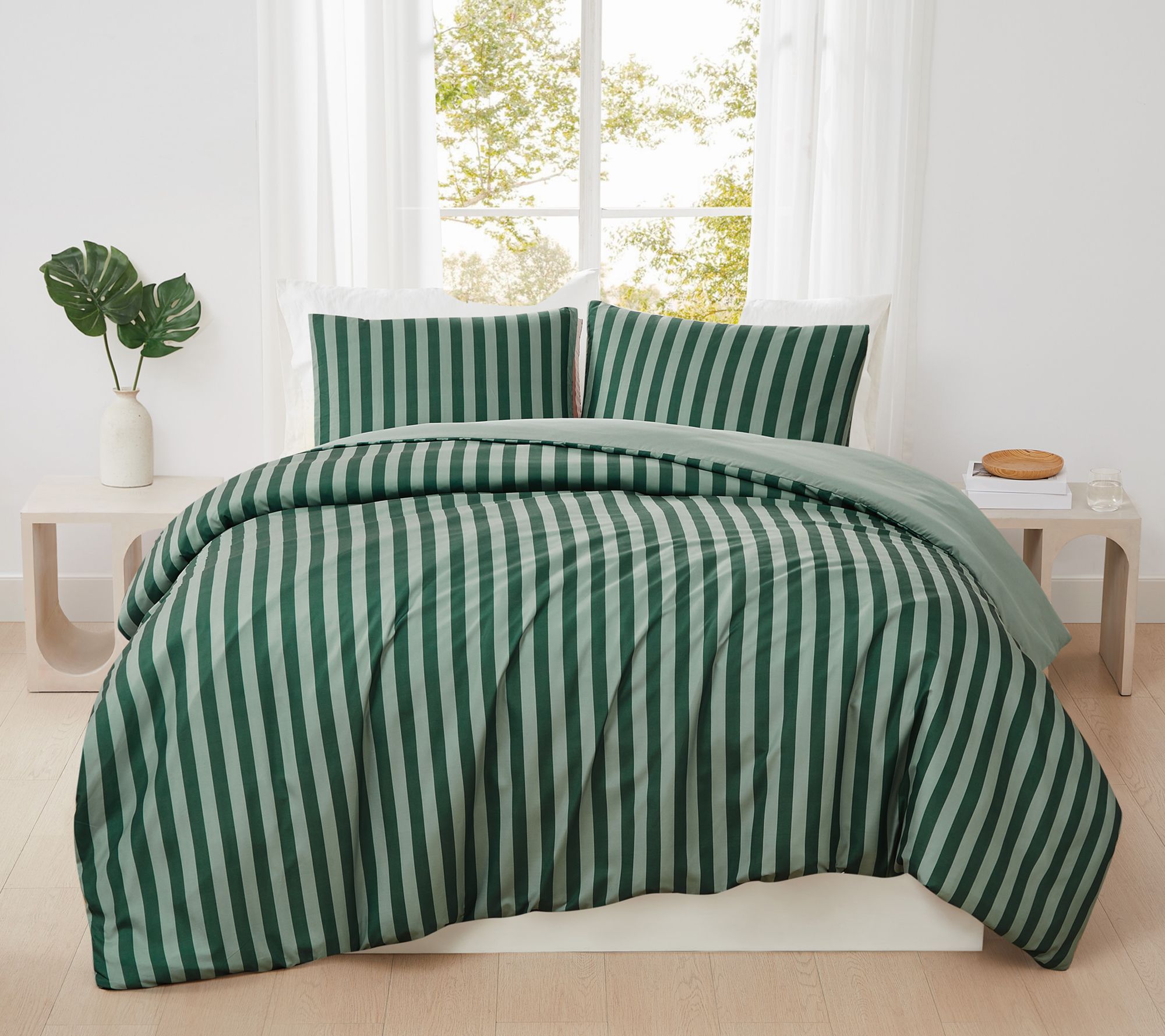 Truly Soft Weston Stripe 3 Piece King Duvet Set