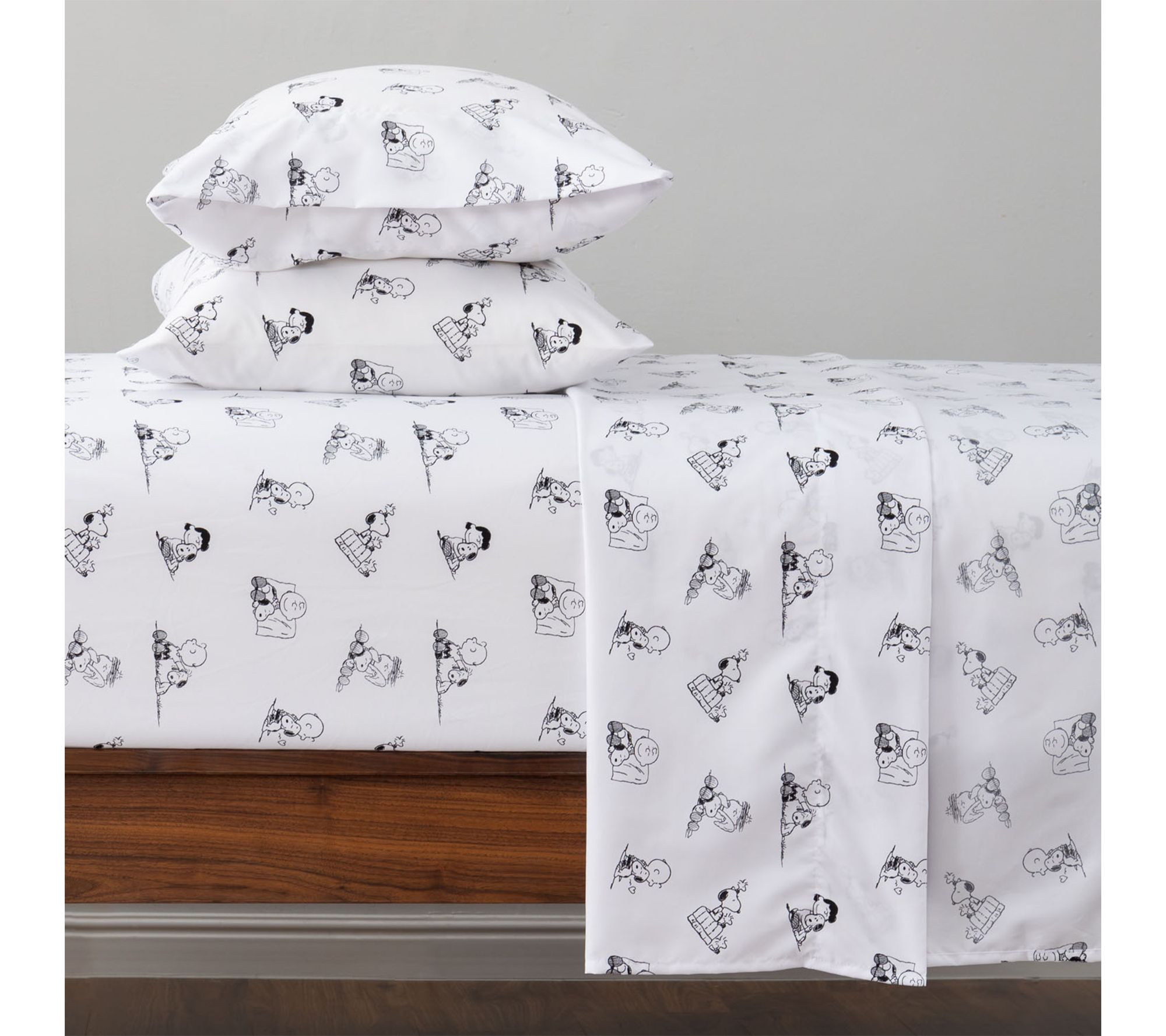 Berkshire Blanket Peanuts 75th Anniversary Sheet Set Queen