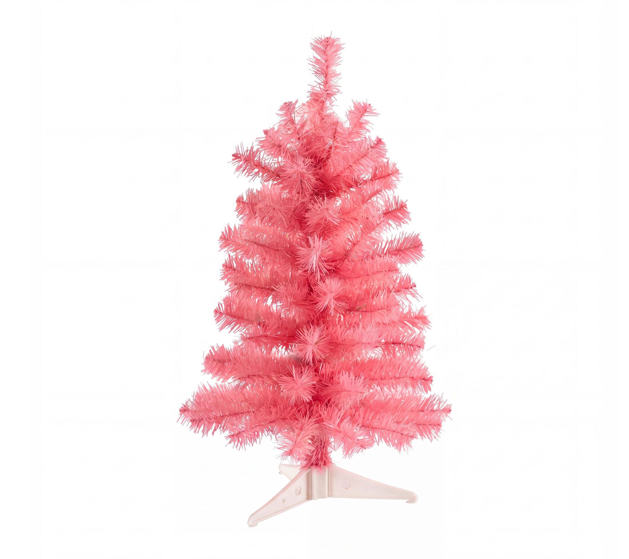 2-ft Pink Christmas Tree by Nearly Natural