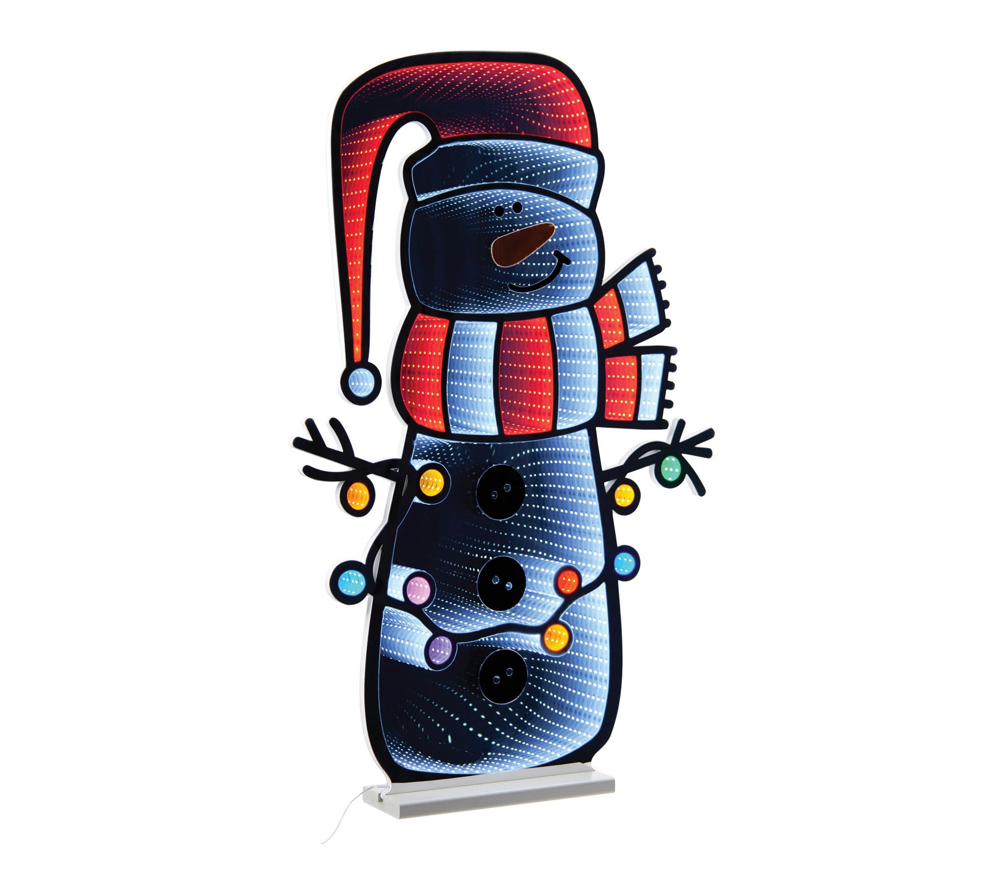 Melrose Holiday Snowman Ekkolight 35"H