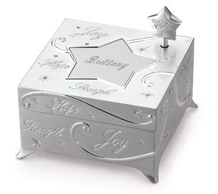 Things Remembered Personalized Musical Gift Box - QVC.com