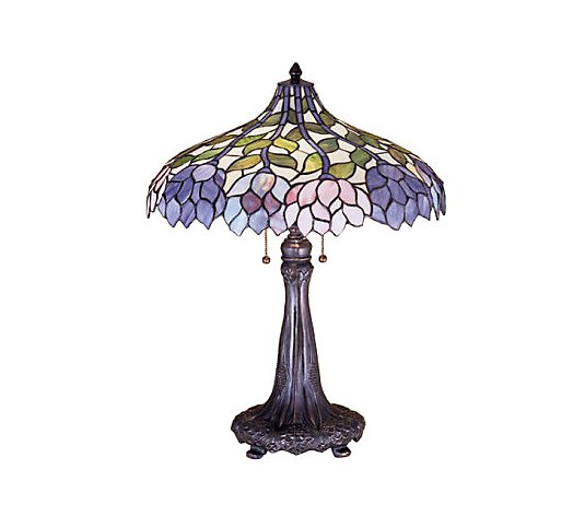 Tiffany-Style Wisteria Table Lamp