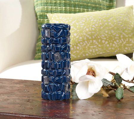 CMV Home Ceramic Rocks Vase - QVC.com