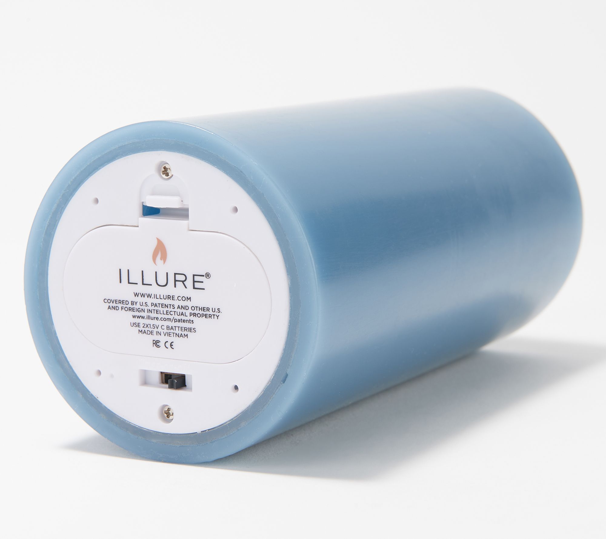 Illure Set of 4 (6") 3D Flameless Candle Pillars with 4 Remotes