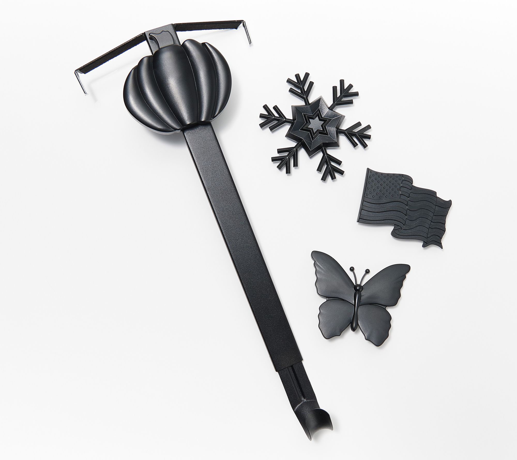 Haute Decor Adjustable Wreath Hanger with 4 Icons