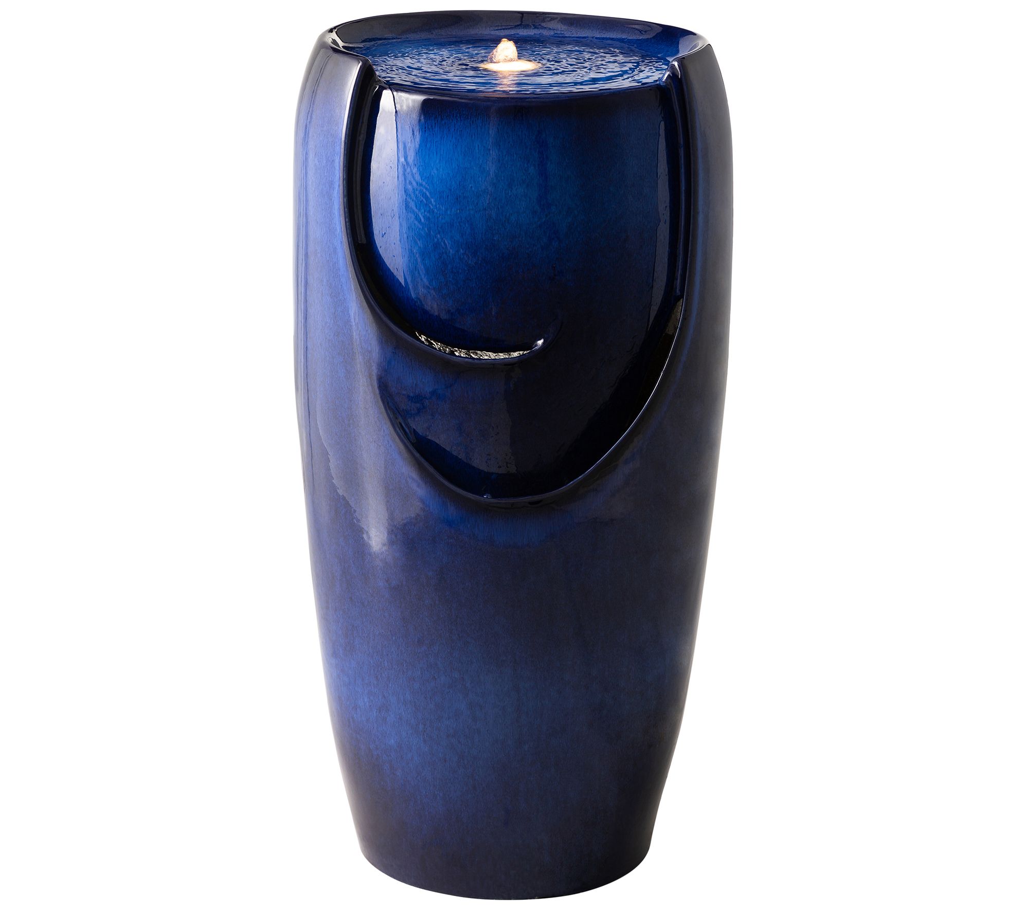 Glitzhome Calming Colors LED Lighted Fountain Lrge