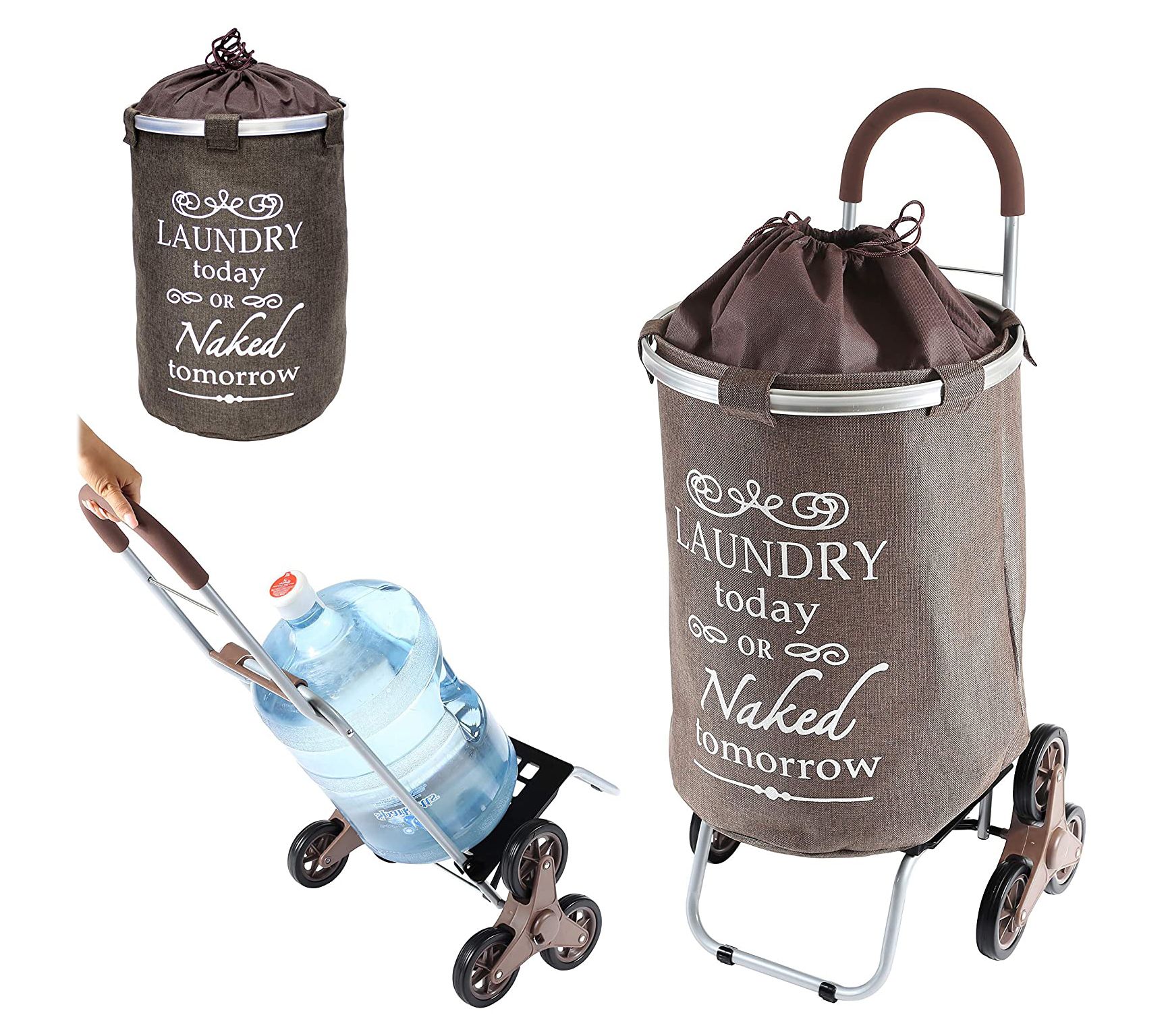 dbest products Stair Climber Laundry Trolley Dolly